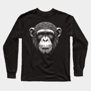 Chimp Out Sketch Long Sleeve T-Shirt